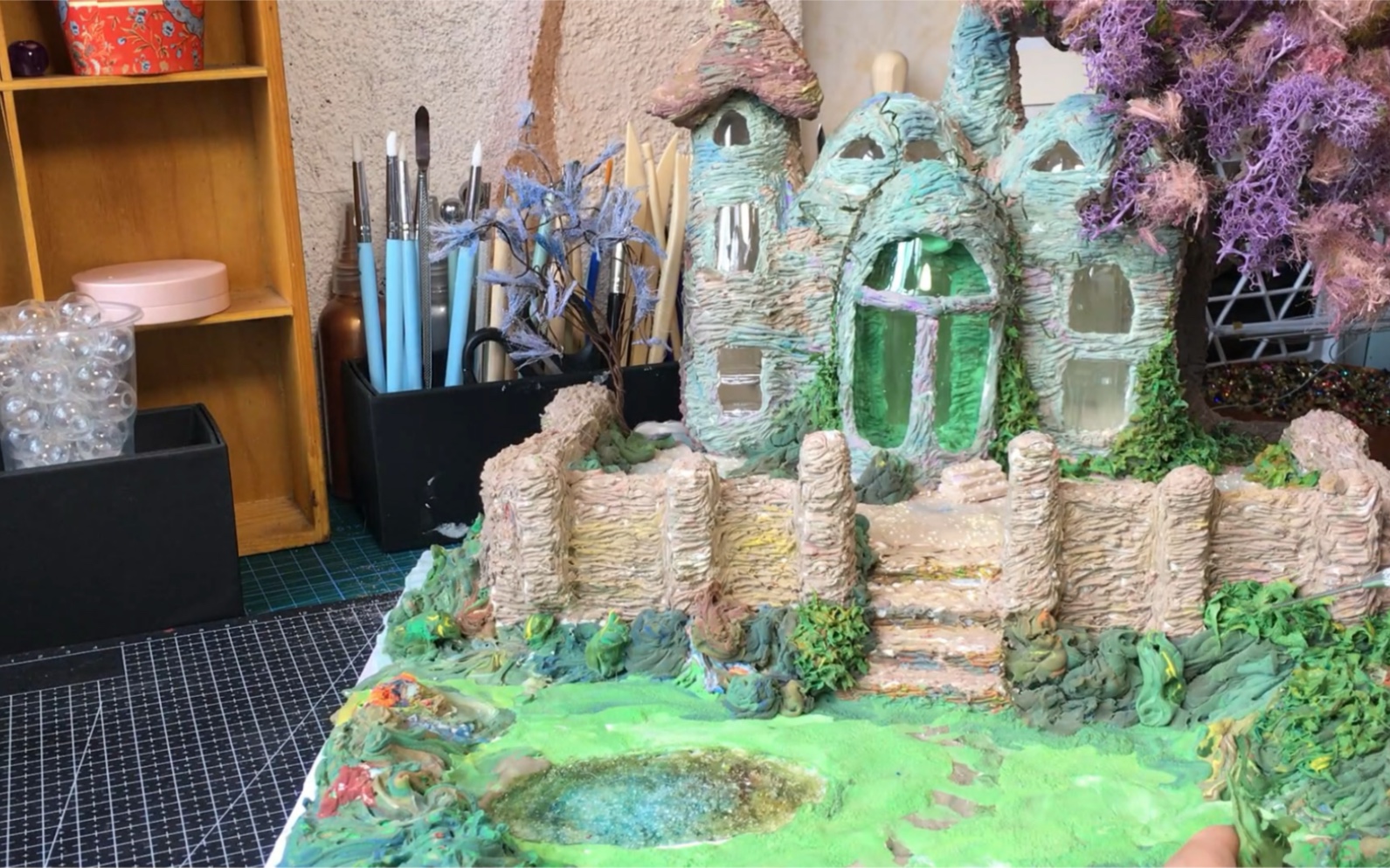 创意手工-黏土城堡