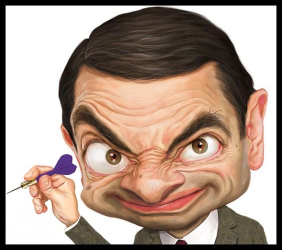 憨豆素描创意画