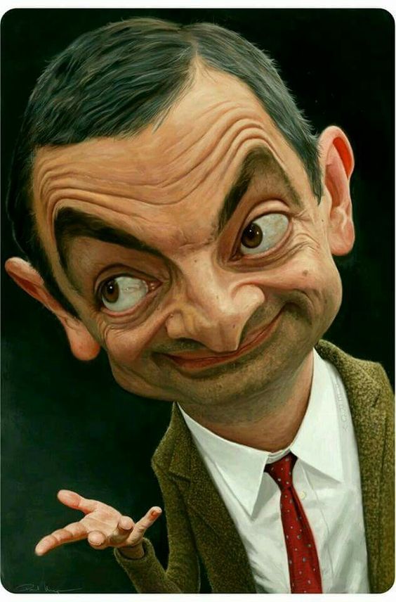 憨豆素描创意画