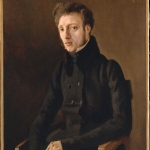 柯罗油画：古典宫廷男子 高清tif电子作品