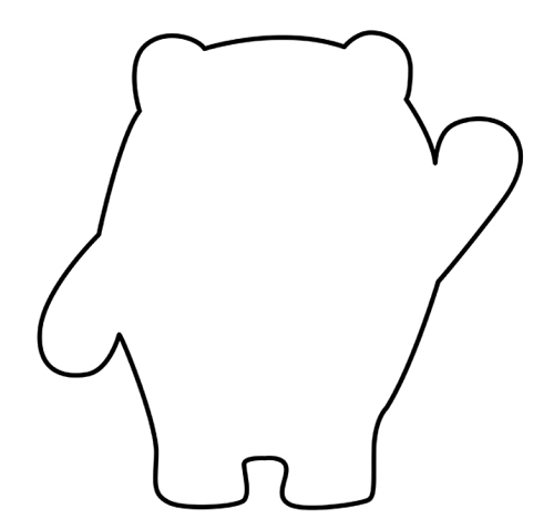 冰墩墩简笔画怎么画 冰墩墩简笔画彩色步骤图