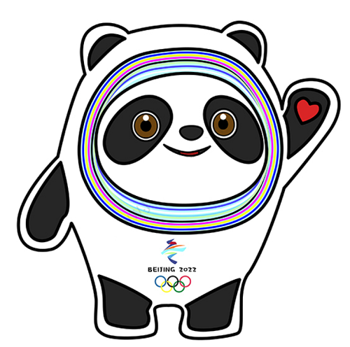 冰墩墩简笔画怎么画 冰墩墩简笔画彩色步骤图