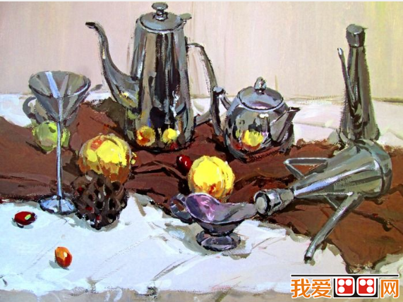 不锈钢材质水粉画绘画技巧