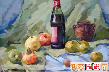 水粉中水果该如何调色