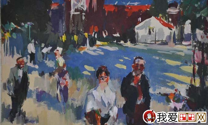 水粉风景画中的人物表现方法