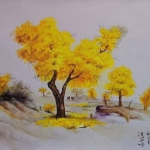 当代亚麻布国画第一人： 吴冠中嫡传弟子冯少帅简介接作品欣赏