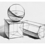 素描圆球体的表现要点是什么？石膏几何体圆球体素描初学入门怎么画？