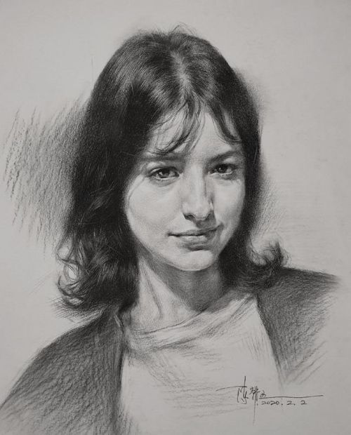 俯视角度下的素描头像比例详细讲解 怎么画好俯视角度下的素描头