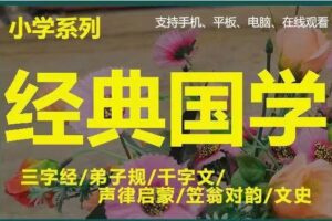 国学经典儿童启蒙教程《宋词元曲》60集学习