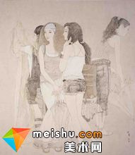 罗寒蕾(罗寒蕾工笔人物画)