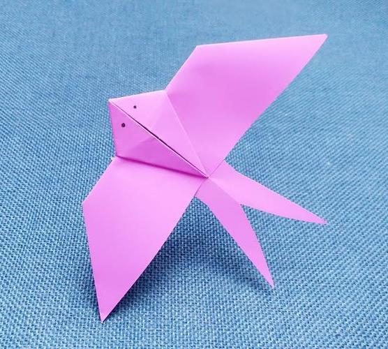 小燕子折纸手工花怎么做？手工折纸燕子制作教程分享(小燕子手工折纸怎么折)