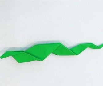 折纸蛇怎么做？简单易学的折纸蛇教程详解(折纸蛇的折法)