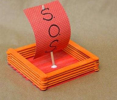 雪糕棍手工制作小船 废物利用变成宝(雪糕棍手工制作小炮)