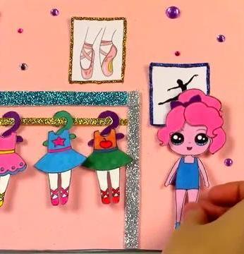 折纸衣服小伶玩具 小伶玩具之折纸连衣裙(小伶玩具手工折纸)