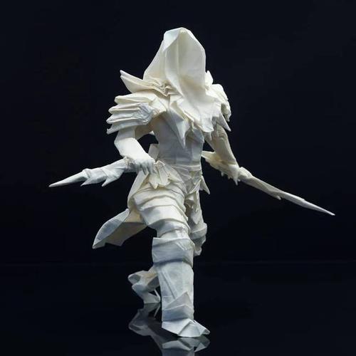 折纸侠客图解 教你做武侠韵味的折纸剑客