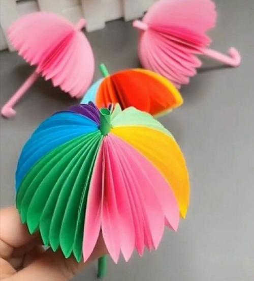 折纸小雨伞怎么做？可爱折纸大全小雨伞教程分享(折纸雨伞怎么做?)
