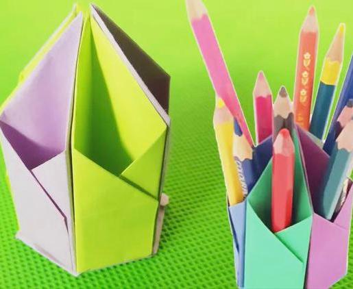 折纸制作成笔筒教程分享 教你做简单又实用的手工折纸(教你用折纸的方法制作苏-27)