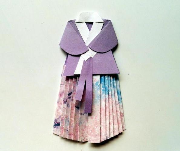 手工折纸汉服折法有哪些？教你怎么利用纸去做美丽的手工折纸汉服(手工折纸枪的方法)