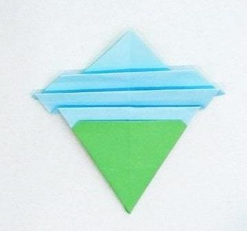 折纸冰淇淋的折法有哪些是比较简单的？(冰淇淋折纸怎么折)