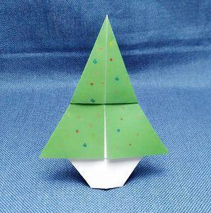 圣诞树折纸所有折法有哪些是比较简单的？(圣诞树折纸教程)