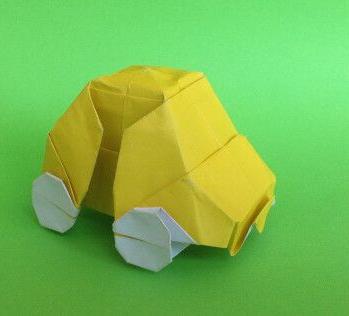 折纸会跑的车怎么做？教你做非常酷的折纸跑车(折纸会跑的车怎么做)