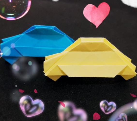 如何做折纸小汽车？分享简单的幼儿折纸小汽车制作教程(手工折纸小汽车简单做法)