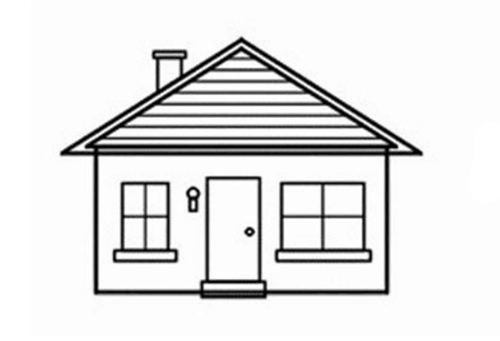 漂亮小房子简笔画 漂亮小房子简笔画