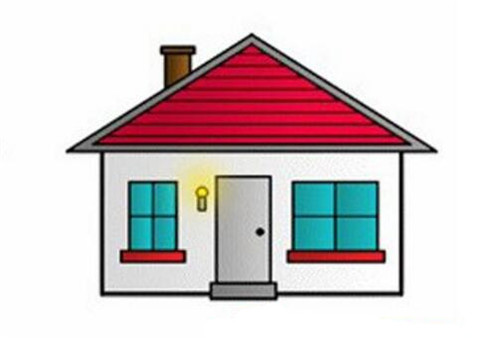 漂亮小房子简笔画 漂亮小房子简笔画