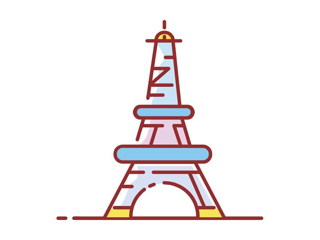 9款世界著名建筑简笔画