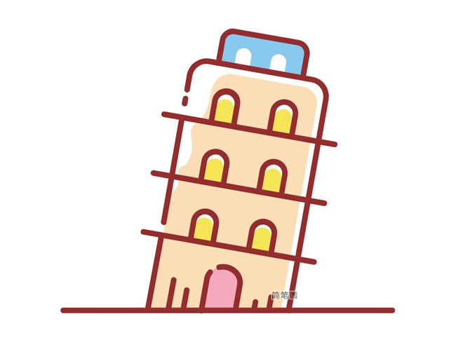 9款世界著名建筑简笔画