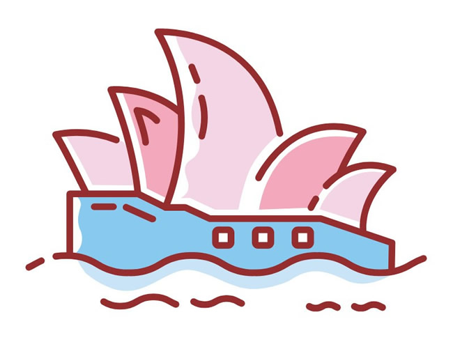 9款世界著名建筑简笔画