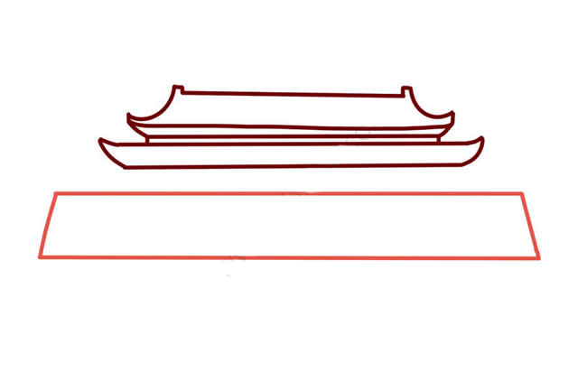 北京天安门儿童简笔画