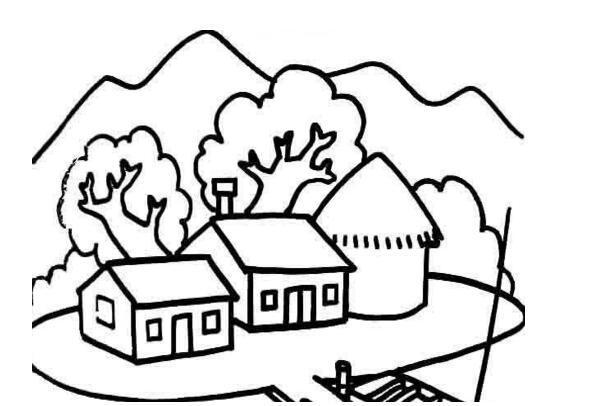 分享多款不同的房子简笔画