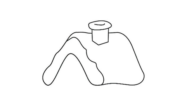 漂亮的雪屋简笔画