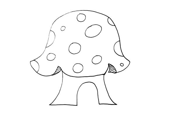 蘑菇房怎么画简单又漂亮