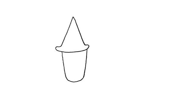 橘子小屋简笔画