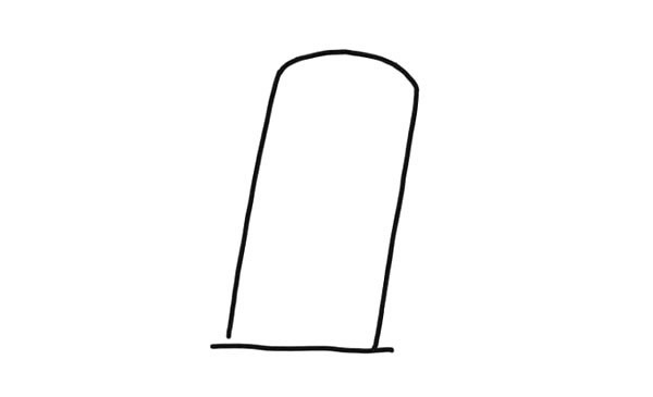 比萨斜塔简笔画