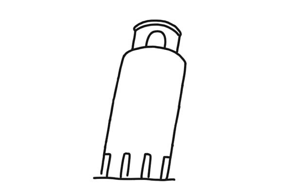 比萨斜塔简笔画