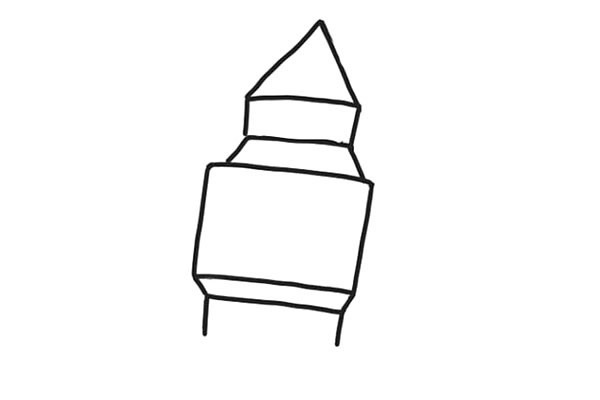 大本钟儿童简笔画