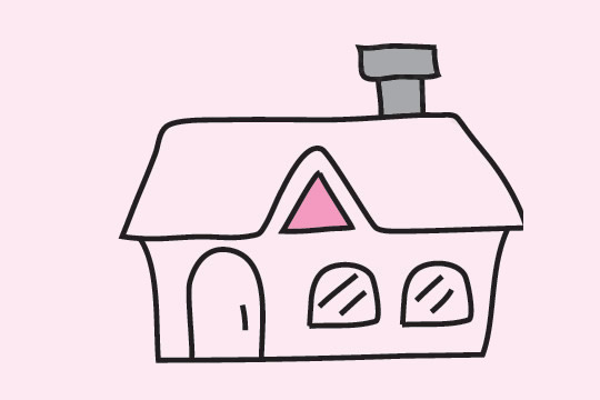 房子简笔画图片大全