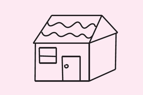 房子简笔画图片大全