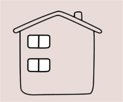 简单的别墅简笔画步骤