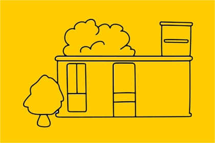 公交车站简笔画图片大全