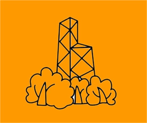 简单易学的大厦简笔画