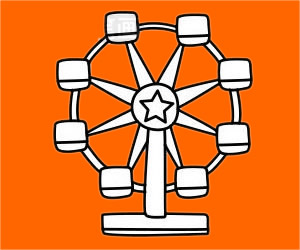 摩天轮怎么画最简单