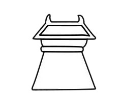 超简单的寺庙简笔画