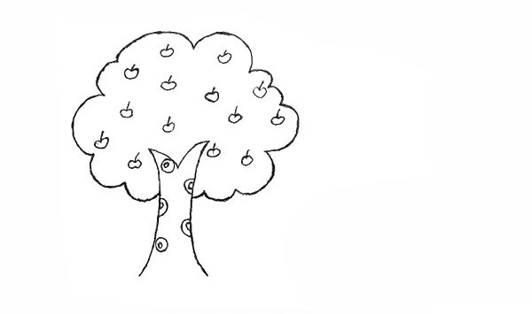 房屋和果树简笔画步骤 房屋和果树简笔画步骤