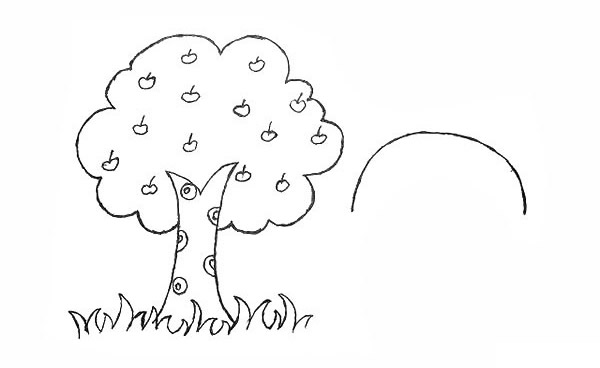 房屋和果树简笔画步骤 房屋和果树简笔画步骤