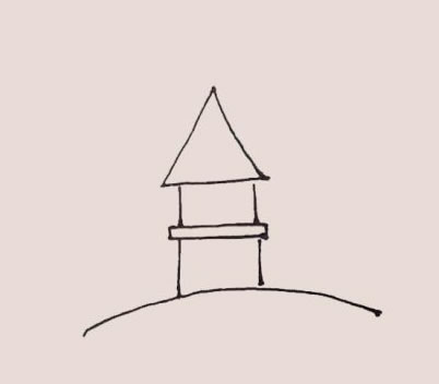 风车屋简笔画步骤图解