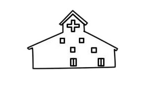 关于医院的儿童简笔画精选